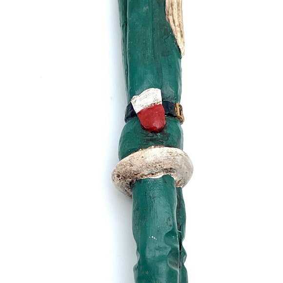Jim Shore Christmas Pencil Santa Claus Green 1990 11.5” Tall KLE 2509 JS 7 - Picture 16 of 16